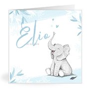 Geburtskarten mit dem Vornamen Elio