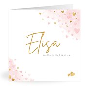 Geboortekaartjes met de naam Elisa