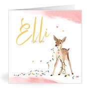 Geburtskarten mit dem Vornamen Elli