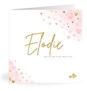 Geboortekaartjes met de naam Elodie