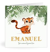 Geburtskarten mit dem Vornamen Emanuel