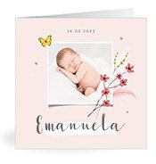Geburtskarten mit dem Vornamen Emanuela