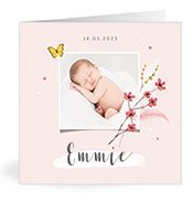 Geburtskarten mit dem Vornamen Emmie