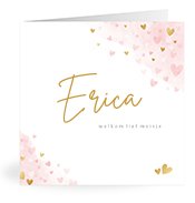 Geboortekaartjes met de naam Erica