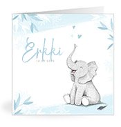 Geburtskarten mit dem Vornamen Erkki