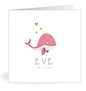 Geburtskarten mit dem Vornamen Eve