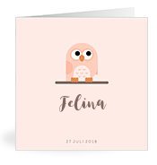 Geburtskarten mit dem Vornamen Felina