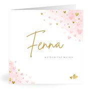 Geboortekaartjes met de naam Fenna