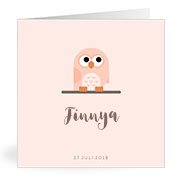Geburtskarten mit dem Vornamen Finnya