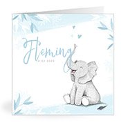 Geburtskarten mit dem Vornamen Fleming