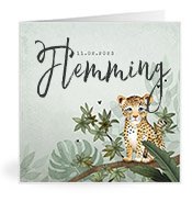 Geburtskarten mit dem Vornamen Flemming