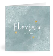 Geburtskarten mit dem Vornamen Florian