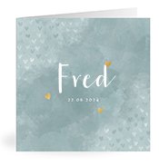 Geburtskarten mit dem Vornamen Fred