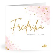 Geboortekaartjes met de naam Fredrika