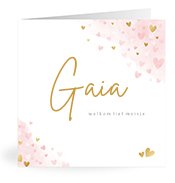 Geboortekaartjes met de naam Gaia
