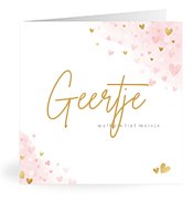 Geboortekaartjes met de naam Geertje