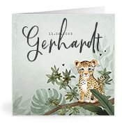 Geburtskarten mit dem Vornamen Gerhardt