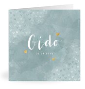 Geboortekaartjes met de naam Gido