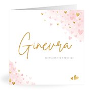 Geboortekaartjes met de naam Ginevra