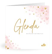 Geboortekaartjes met de naam Glenda