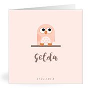 Geburtskarten mit dem Vornamen Golda