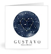 Geburtskarten mit dem Vornamen Gustavo