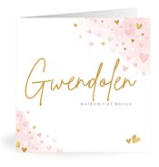 Geboortekaartjes met de naam Gwendolen