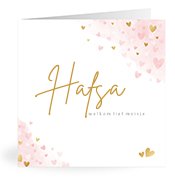 Geboortekaartjes met de naam Hafsa