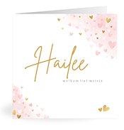 Geboortekaartjes met de naam Hailee