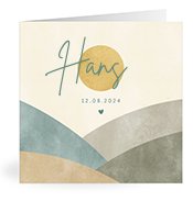 Geburtskarten mit dem Vornamen Hans