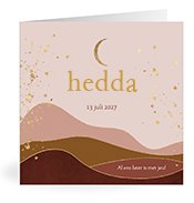 Geburtskarten mit dem Vornamen Hedda
