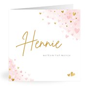 Geboortekaartjes met de naam Hennie