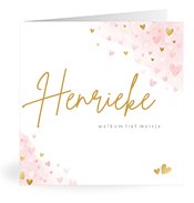 Geboortekaartjes met de naam Henrieke