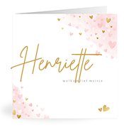Geboortekaartjes met de naam Henriette
