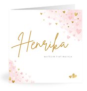 Geboortekaartjes met de naam Henrika