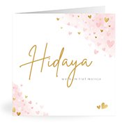 Geboortekaartjes met de naam Hidaya