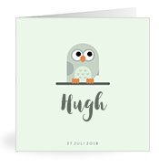 Geburtskarten mit dem Vornamen Hugh