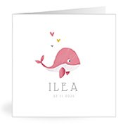 Geburtskarten mit dem Vornamen Ilea