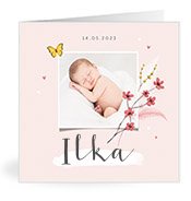 Geburtskarten mit dem Vornamen Ilka