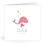 Geburtskarten mit dem Vornamen Ilka