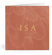 Geburtskarten mit dem Vornamen Isa