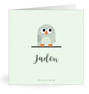 Geburtskarten mit dem Vornamen Jadon