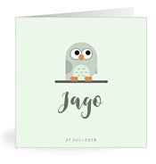 Geburtskarten mit dem Vornamen Jago