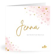 Geboortekaartjes met de naam Jenna