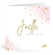 Geburtskarten mit dem Vornamen Joelle