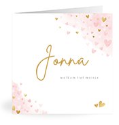 Geburtskarten mit dem Vornamen Jonna
