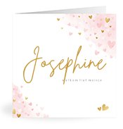 Geburtskarten mit dem Vornamen Josephine