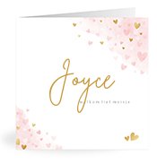 Geboortekaartjes met de naam Joyce