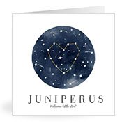 Geburtskarten mit dem Vornamen Juniperus