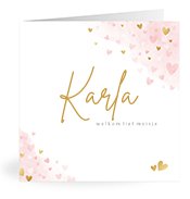 Geboortekaartjes met de naam Karla